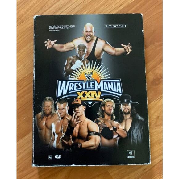 W‎ Wrestle Mania XXIV dvds - Picture 1 of 3